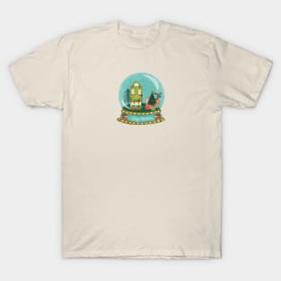 Merry Christmas Snow Globe T-Shirt